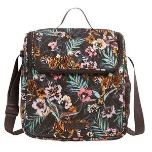 Vera Bradley Lunch Crossbody Bag Bali Jungle in Quilted Cotton Insulated Travel